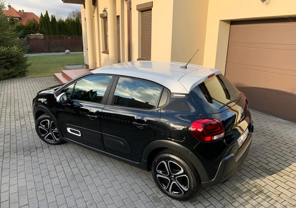 Citroen C3 cena 52500 przebieg: 29590, rok produkcji 2021 z Mrągowo małe 436